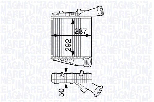 MAGNETI MARELLI Välijäähdytin 351319202400